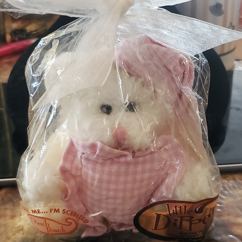 Scented bear dipped in wax